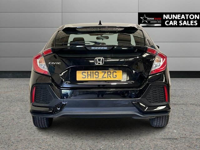 Honda Civic 1.0 Vtec Turbo Se Hatchback Cvt Euro 6 Black #4