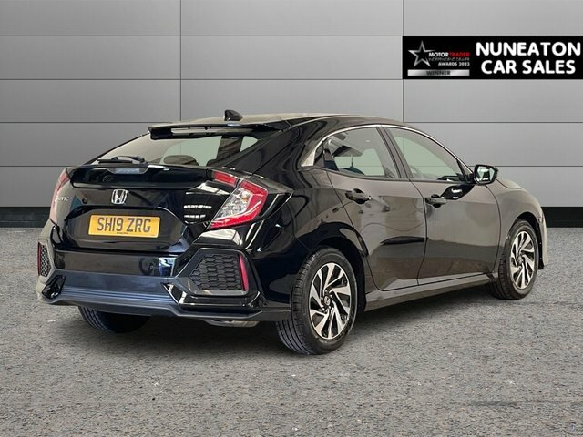 Honda Civic 1.0 Vtec Turbo Se Hatchback Cvt Euro 6 Black #3
