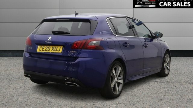 Peugeot 308 1.2 Puretech Gpf Gt Line Hatchback Manu Blue #3