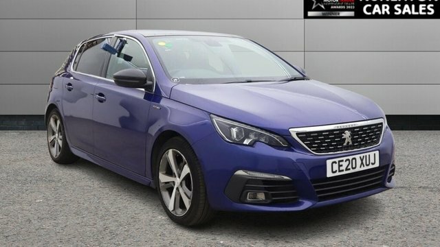 Peugeot 308 1.2 Puretech Gpf Gt Line Hatchback Manu Blue