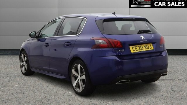 Peugeot 308 1.2 Puretech Gpf Gt Line Hatchback Manu Blue #5