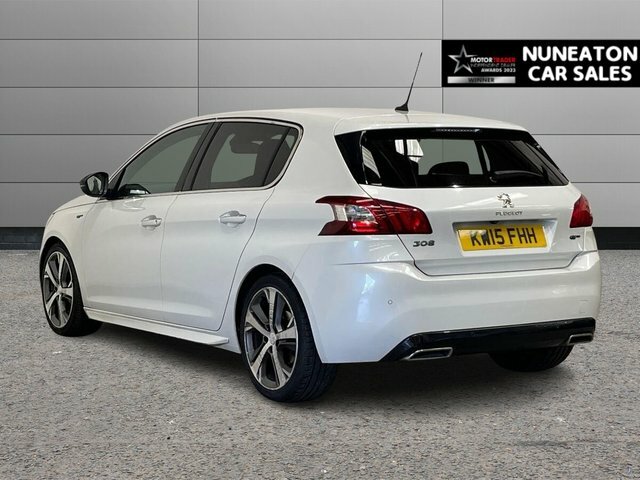 Peugeot 308 2.0 Bluehdi Gt Hatchback Euro 6 S White #5