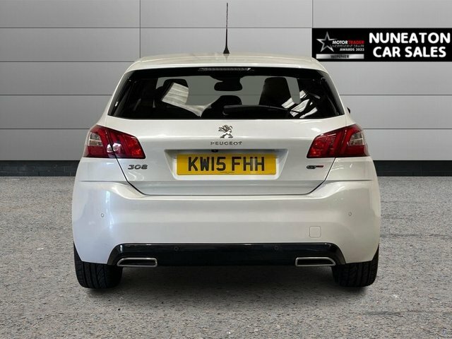 Peugeot 308 2.0 Bluehdi Gt Hatchback Euro 6 S White #4