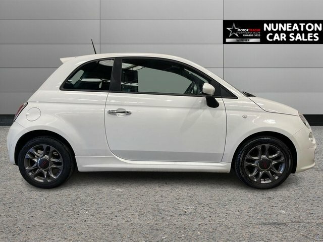 Fiat 500 1.2 S Hatchback Dualogic Euro 6 Ss White #2