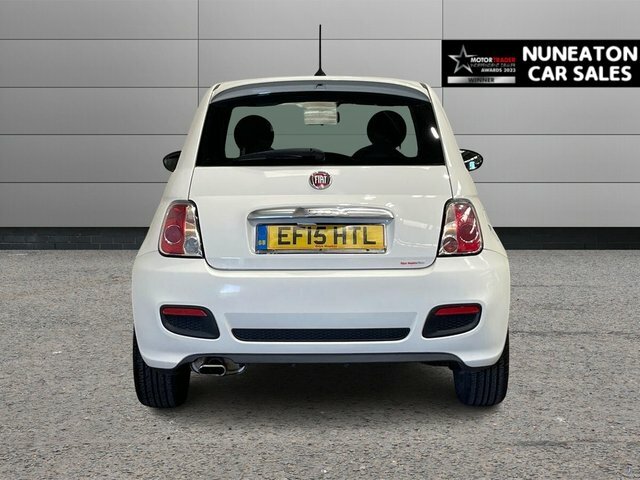 Fiat 500 1.2 S Hatchback Dualogic Euro 6 Ss White #4