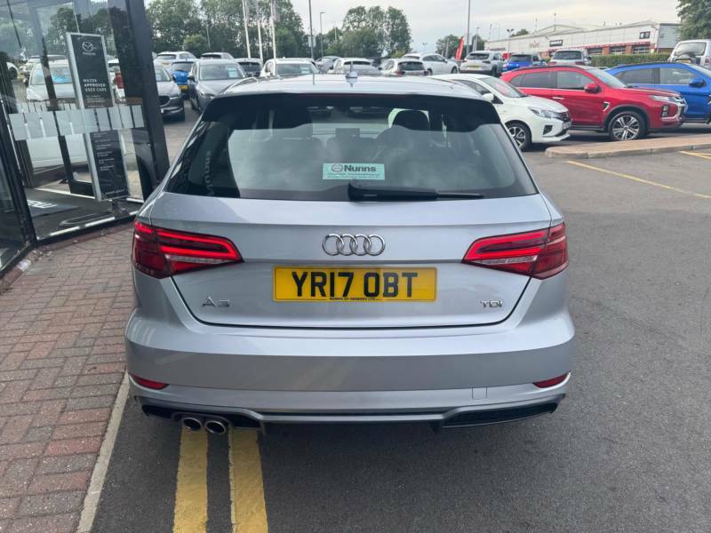 Audi A3 2.0 Tdi S Line Sportback Euro 6 Ss - 2017 Silver #6