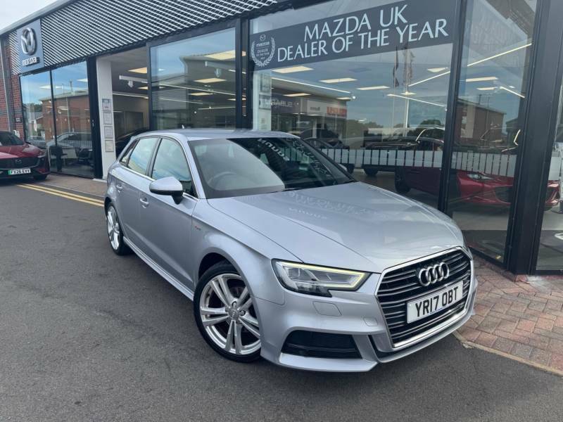 Audi A3 2.0 Tdi S Line Sportback Euro 6 Ss - 2017 Silver