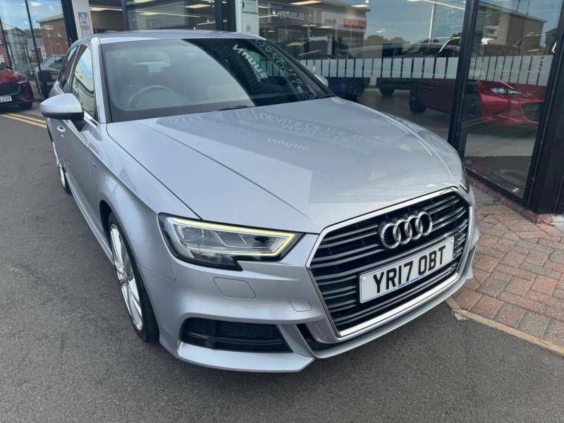 Audi A3 2.0 Tdi S Line Sportback Euro 6 Ss - 2017 Silver #2