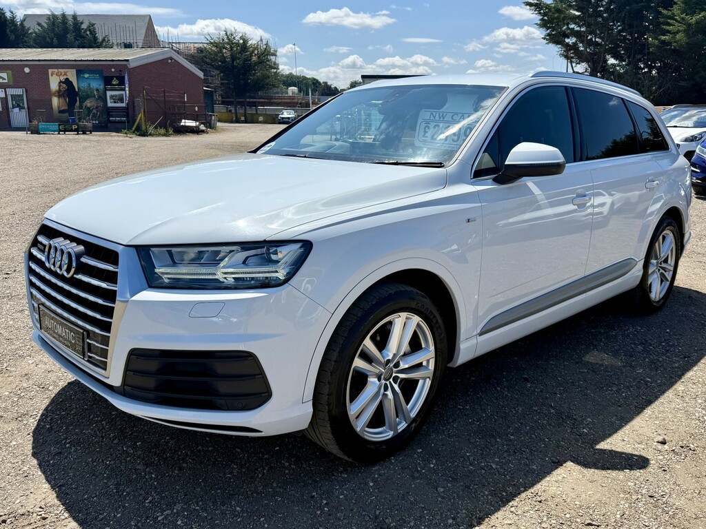 Audi Q7 3.0 Tdi V6 S Line 2015 EO65NLJ White #3