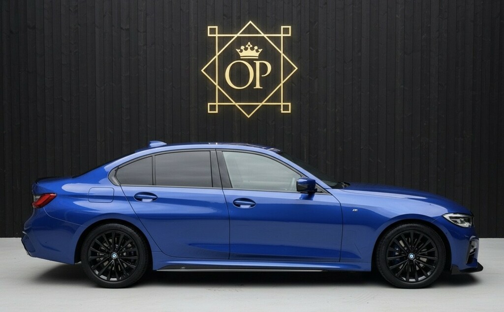 BMW 3 Series Saloon 2.0 318D M Sport Saloon 201919 YG19SDW Blue #4