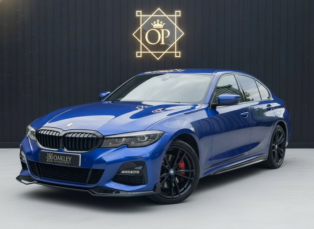 BMW 3 Series Saloon 2.0 330E M Sport Saloon 202171 SA71OVF Blue #6
