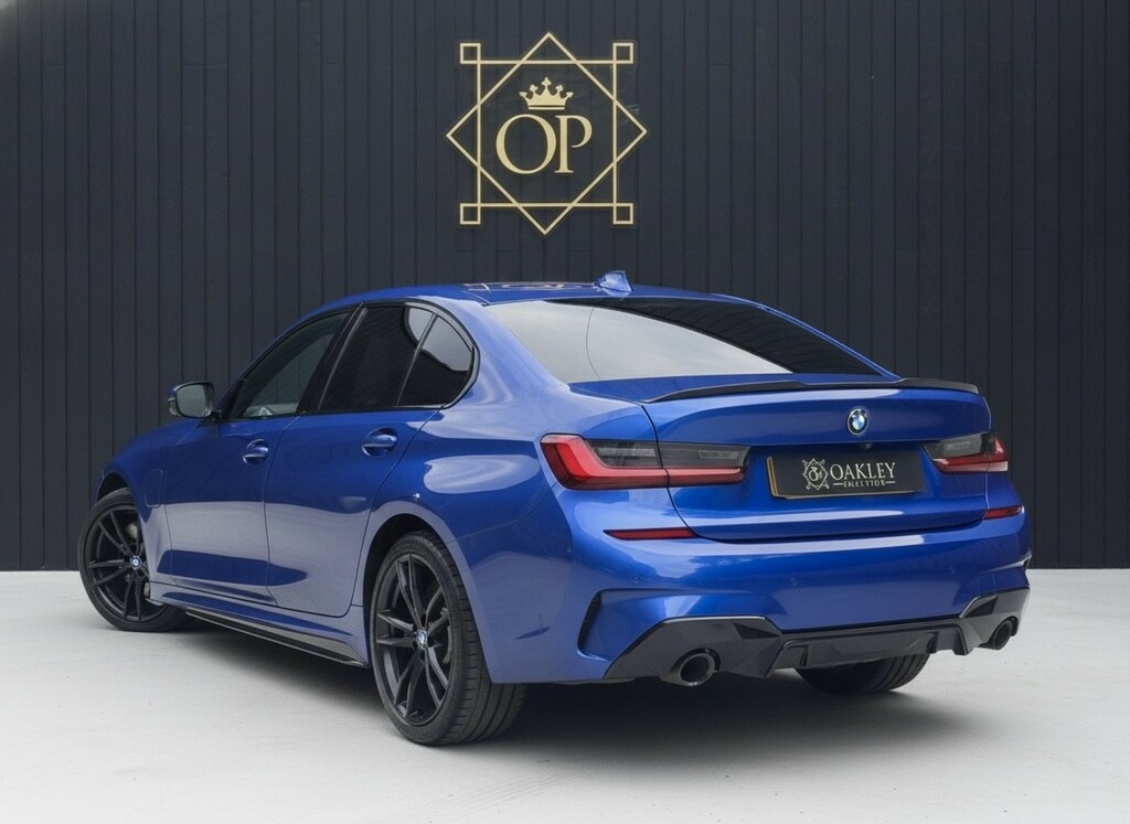 BMW 3 Series Saloon 2.0 330E M Sport Saloon 202171 SA71OVF Blue #2