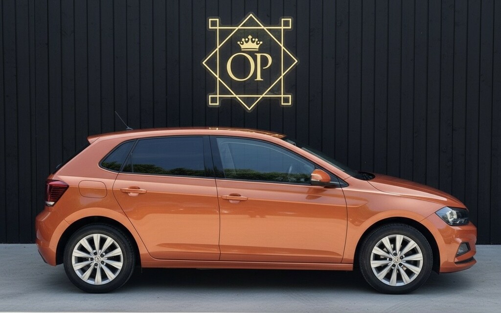Volkswagen Polo 1.0 Se Orange #4