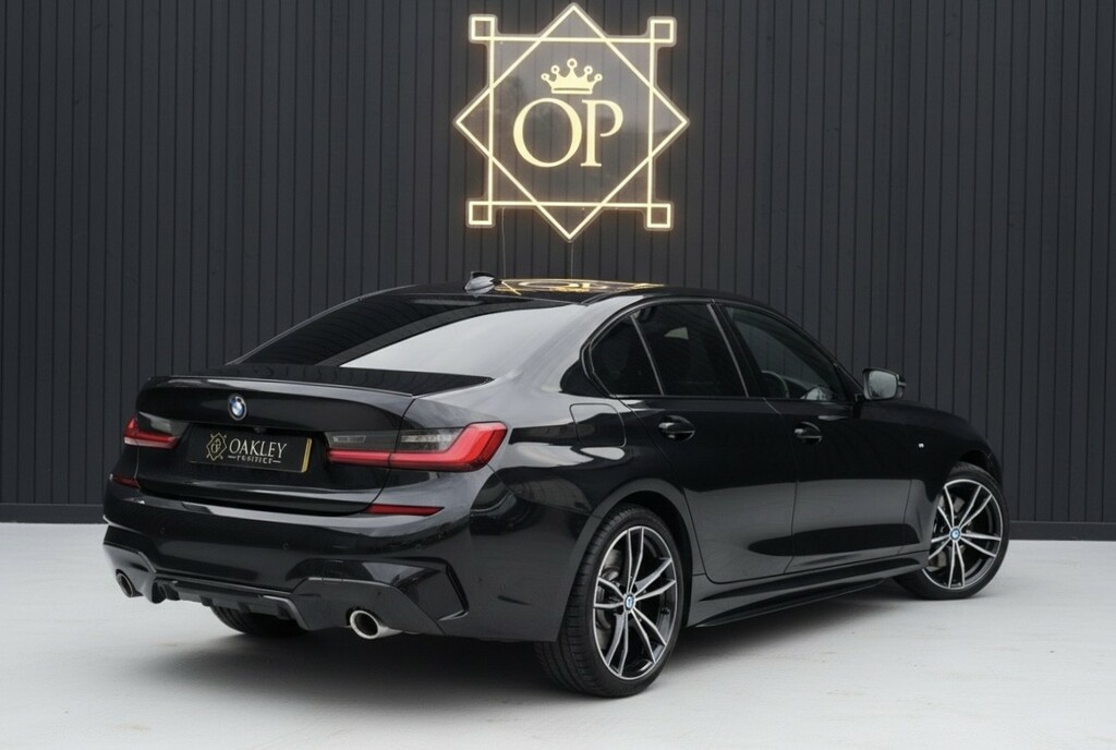 BMW 3 Series 2.0 330E M Sport Saloon Black #5