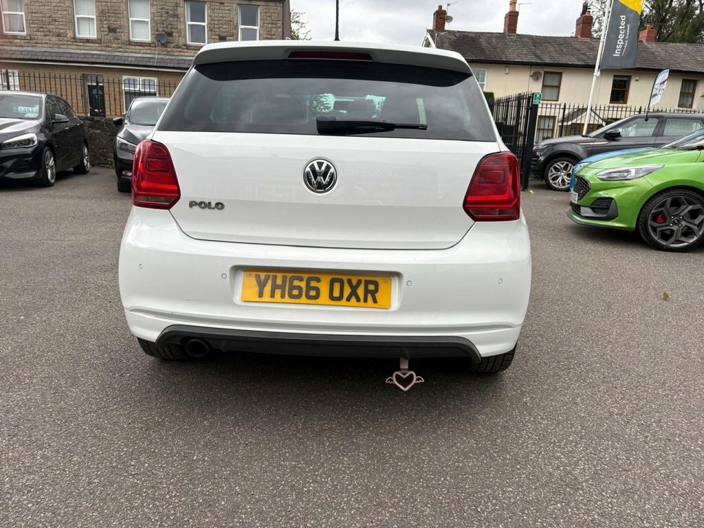 Volkswagen Polo 1L R-line YH66OXR White #5