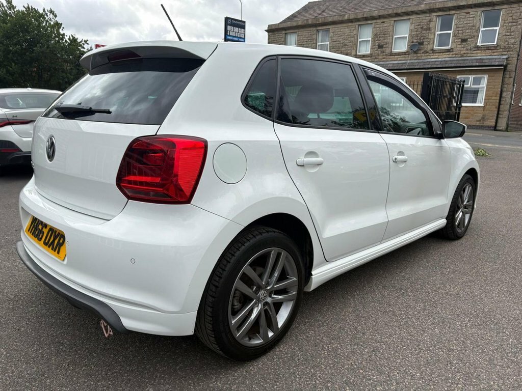 Volkswagen Polo 1L R-line YH66OXR White #4