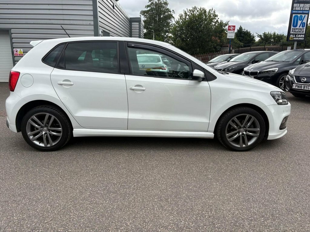 Volkswagen Polo 1L R-line YH66OXR White #3