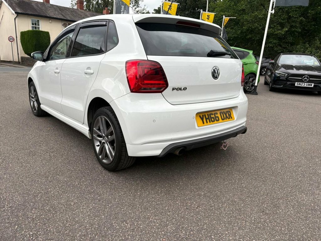Volkswagen Polo 1L R-line YH66OXR White #6