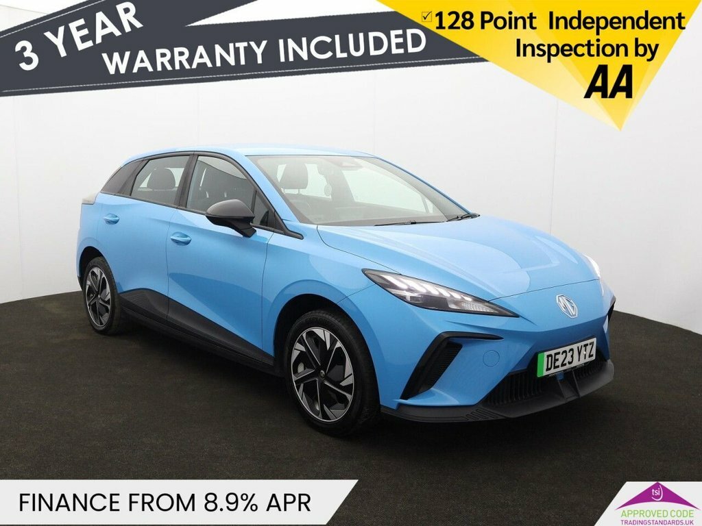 MG MG4 Hatchback Blue