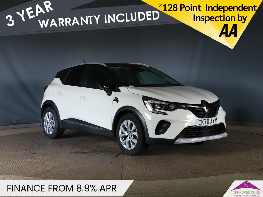 Renault Captur 1L Iconic White
