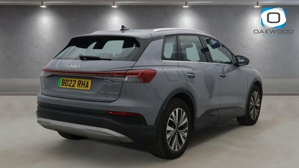 Audi Q4 E Tron Suv Grey #4