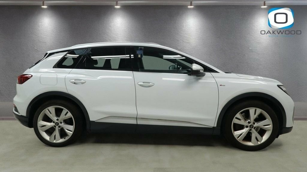 Audi Q4 E Tron Suv White #5