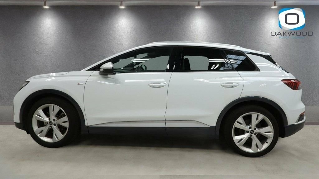 Audi Q4 E Tron Suv White #6