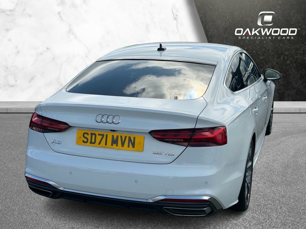 Audi A5 2L S Line White #5