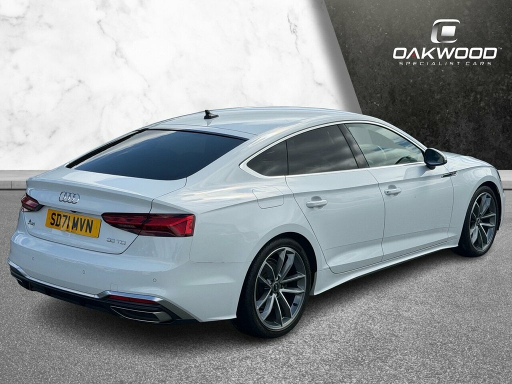 Audi A5 2L S Line White #3
