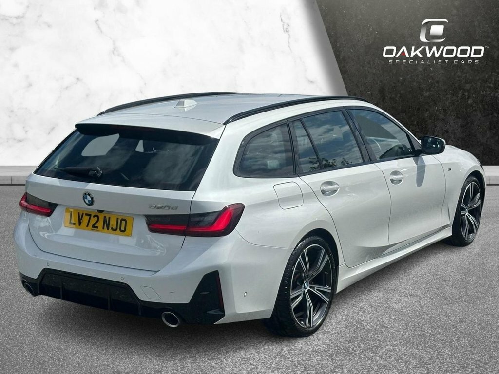 BMW 3 Series 2L M Sport LV72NJO White #4