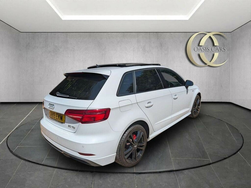 Audi A3 Hatchback 1.6 Tdi 30 S Line Sportback S Tronic Eur White #5