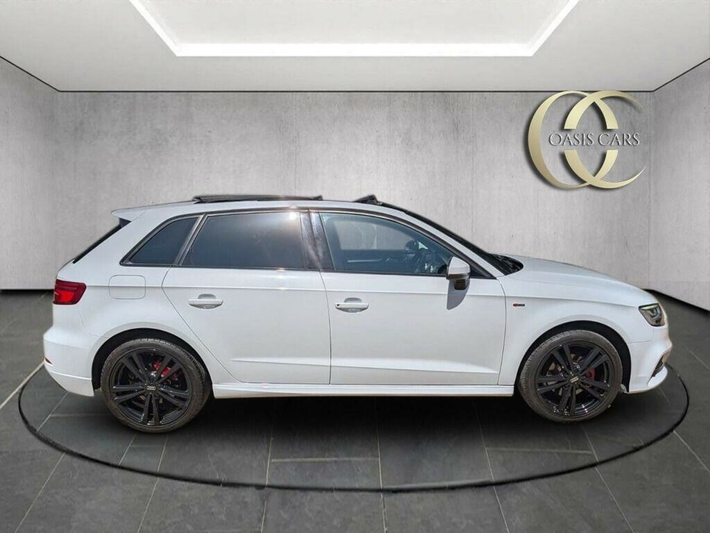 Audi A3 Hatchback 1.6 Tdi 30 S Line Sportback S Tronic Eur White #4