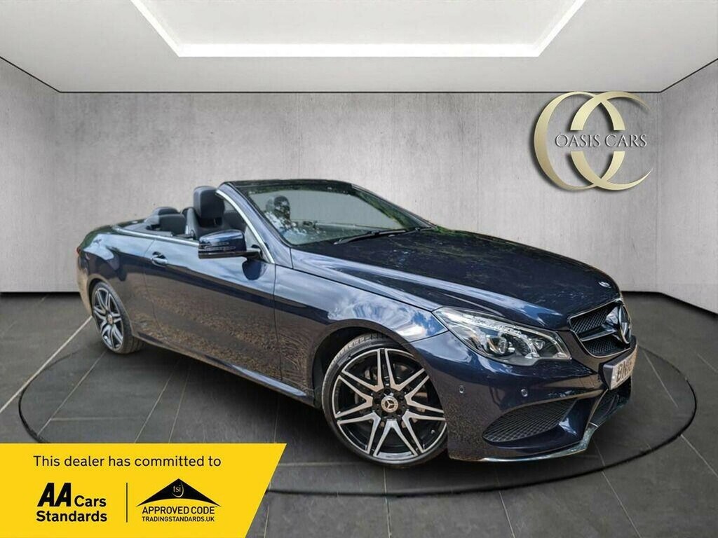 Mercedes-Benz E Class Convertible 2.0 E200 Amg Line Edition Premium Ca Blue