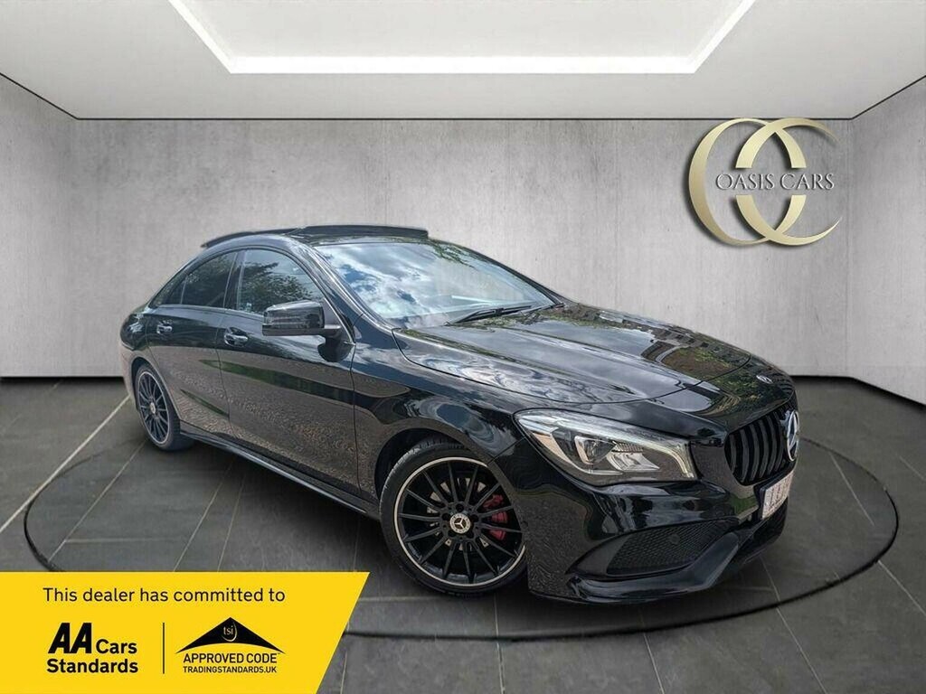 Mercedes-Benz CLA Class Saloon 1.6 Cla200 Amg Line Night Edition Plus Co Black