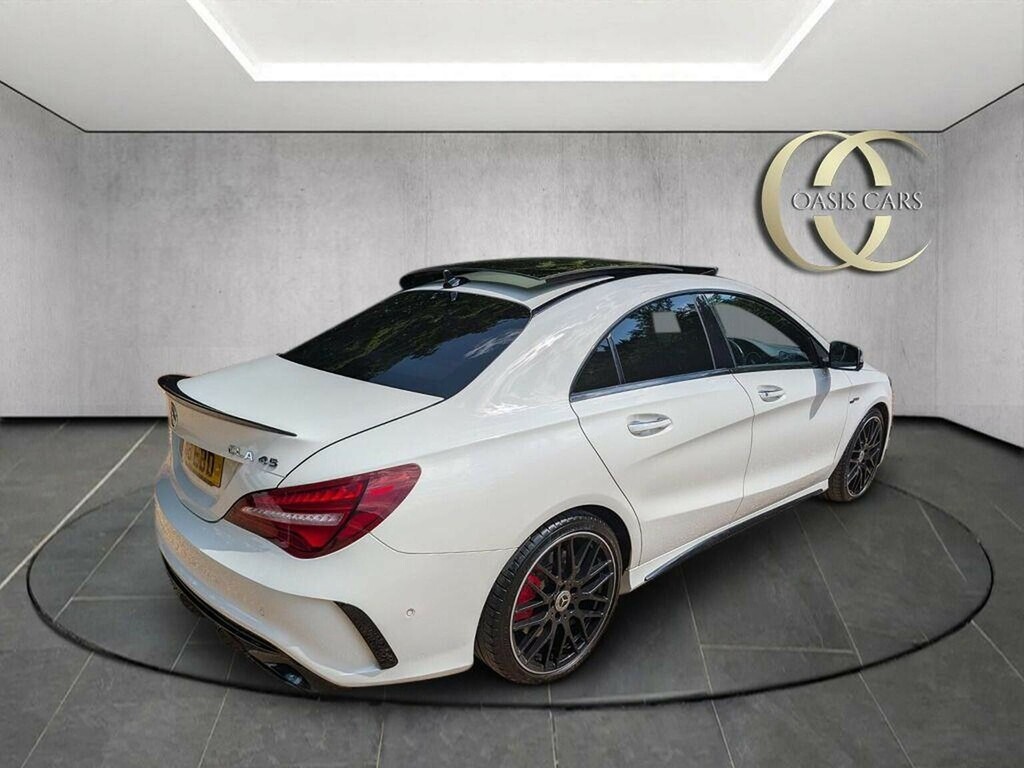 Mercedes-Benz CLA Class 2.0 Cla45 Amg Coupe Spds Dct 4Matic Euro 6 Ss 4 White #4