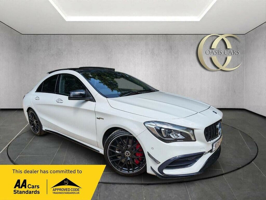 Mercedes-Benz CLA Class 2.0 Cla45 Amg Coupe Spds Dct 4Matic Euro 6 Ss 4 White