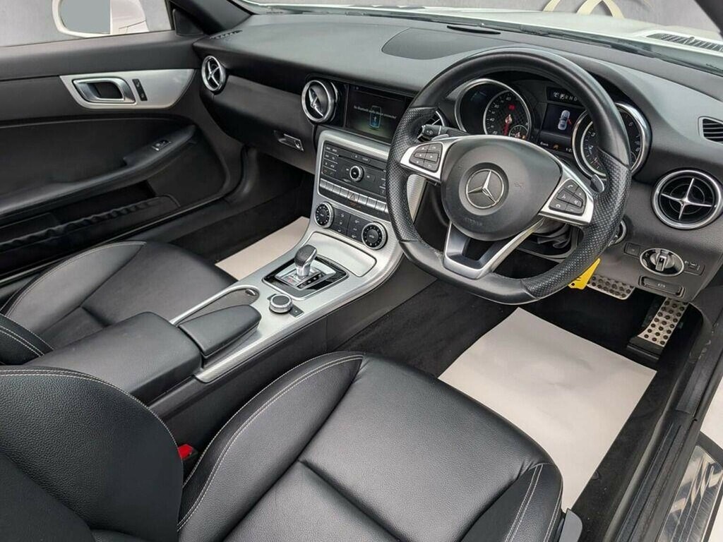 Mercedes-Benz SLC Convertible 2.0 Slc200 Amg Line G-tronic Euro 6 S White #2