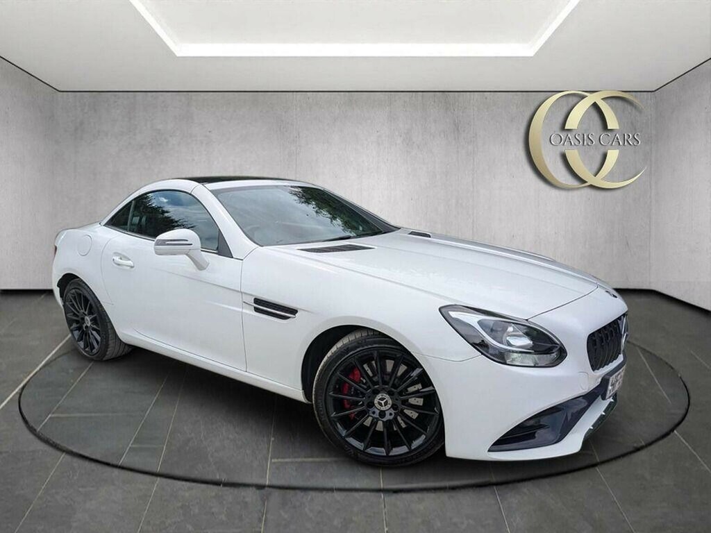 Mercedes-Benz SLC Convertible 2.0 Slc200 Amg Line G-tronic Euro 6 S White #4