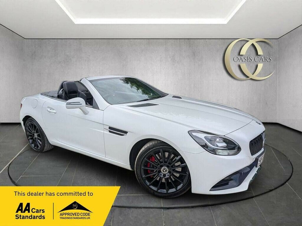 Mercedes-Benz SLC Convertible 2.0 Slc200 Amg Line G-tronic Euro 6 S White