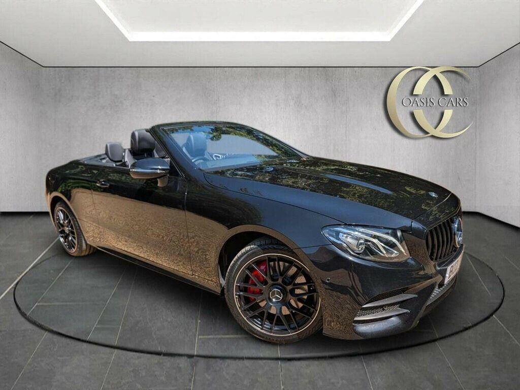 Mercedes-Benz E Class Convertible 2.9 E400d Amg Line Cabriolet G-tronic BU21YPT Black
