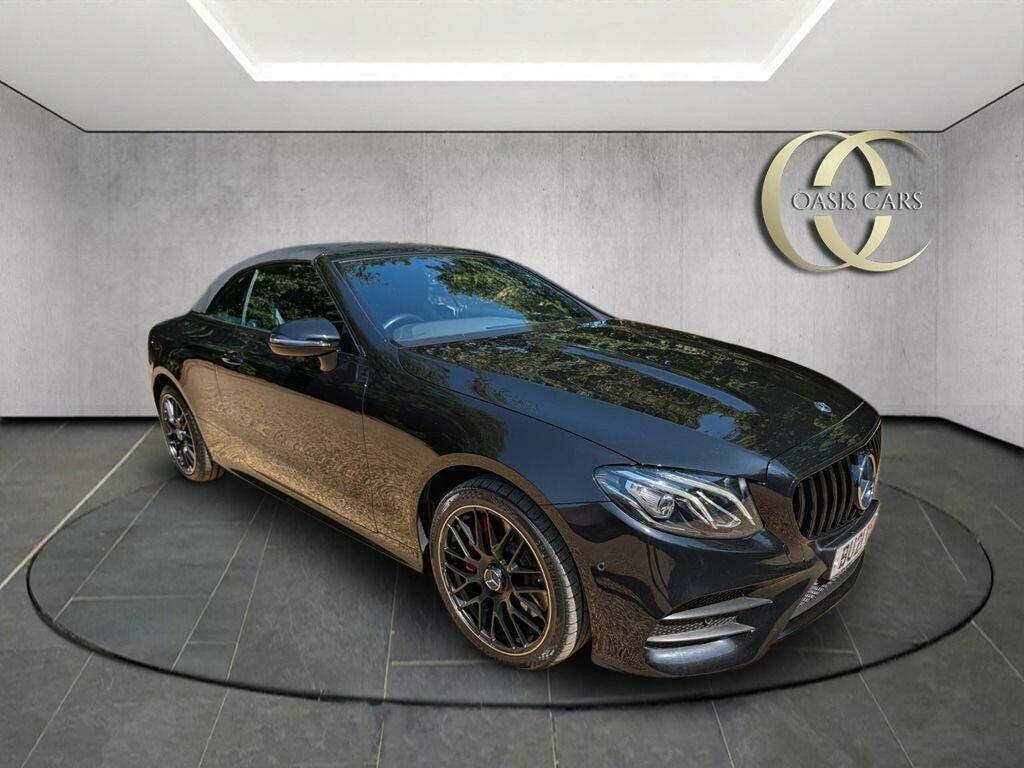 Mercedes-Benz E Class Convertible 2.9 E400d Amg Line Cabriolet G-tronic Black #2