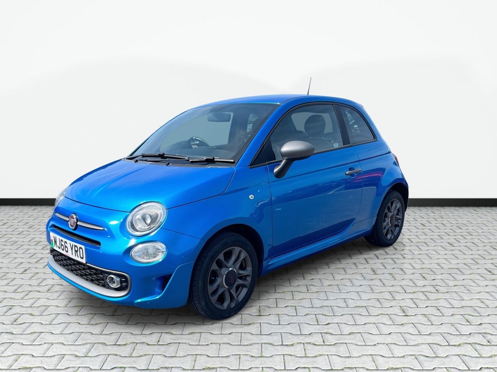Fiat 500 1.2 S Hatchback Euro 6 Ss 69 Blue #4