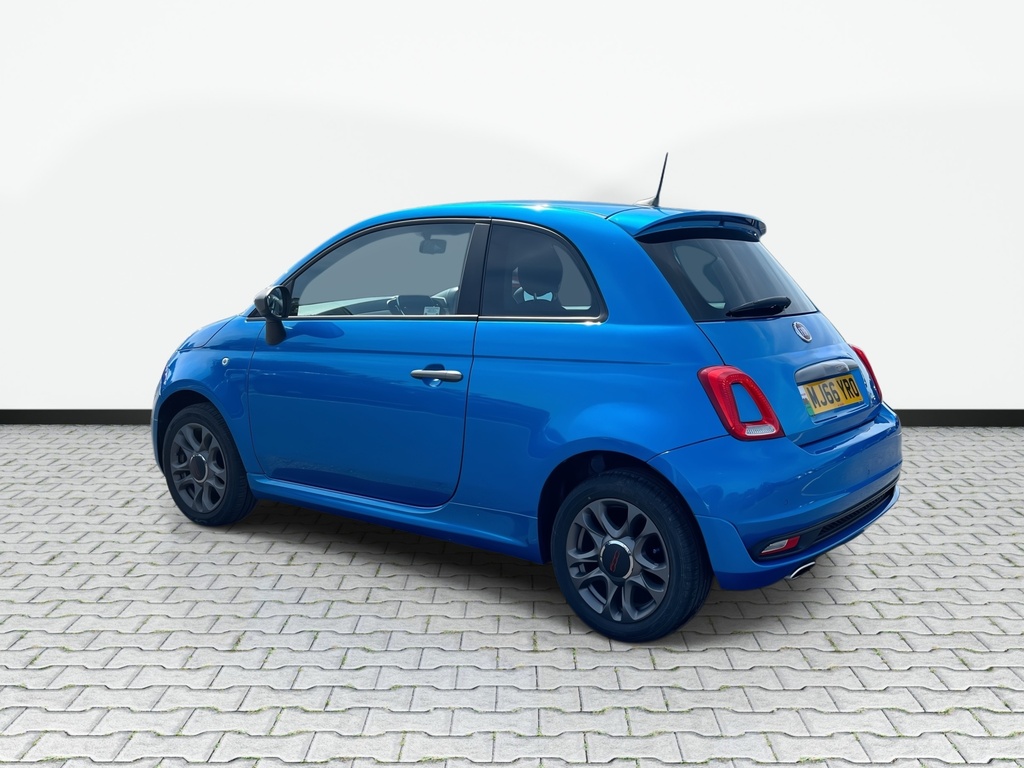 Fiat 500 1.2 S Hatchback Euro 6 Ss 69 Blue #6