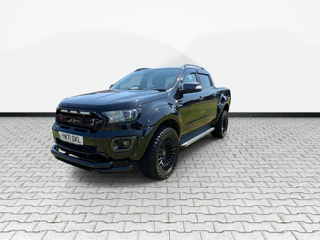 Ford Ranger 2.0 Ecoblue Wildtrak Pickup Double Cab YM71OKL Black #4