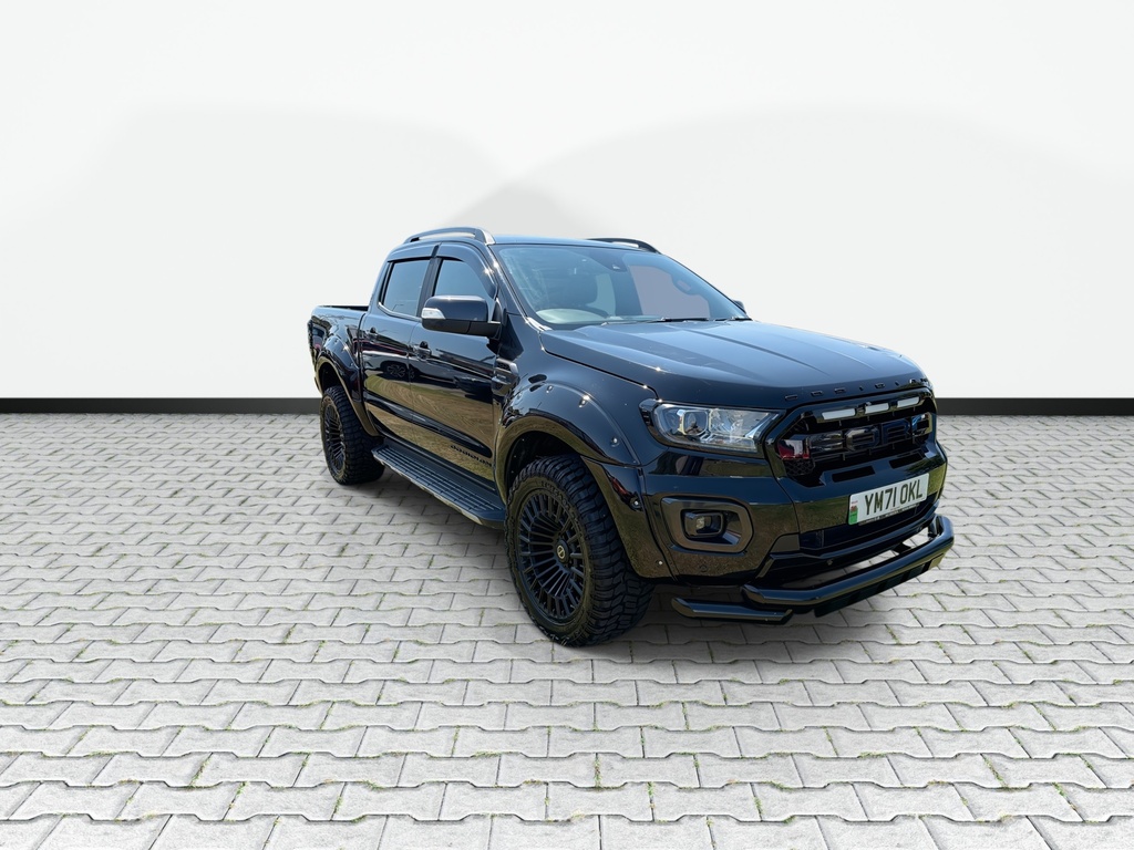 Ford Ranger 2.0 Ecoblue Wildtrak Pickup Double Cab YM71OKL Black #2