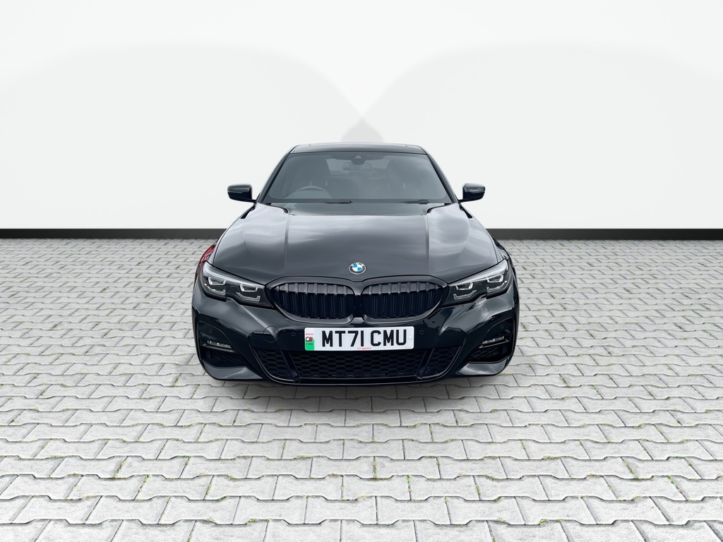 BMW 3 Series 2.0 320I M Sport Saloon Xdrive Eur Black #3