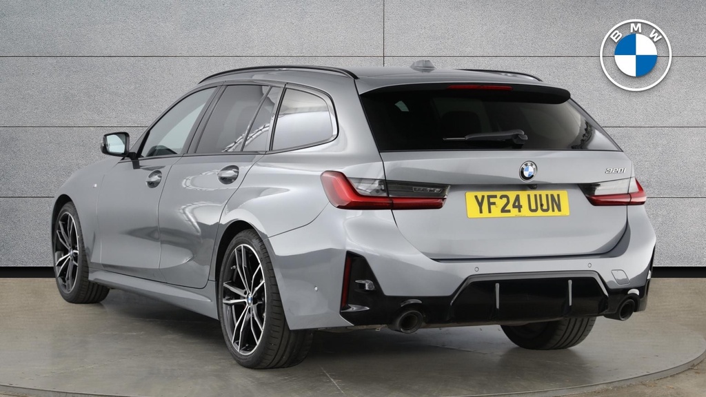 BMW 3 Series Estate YF24UUN Grey #2