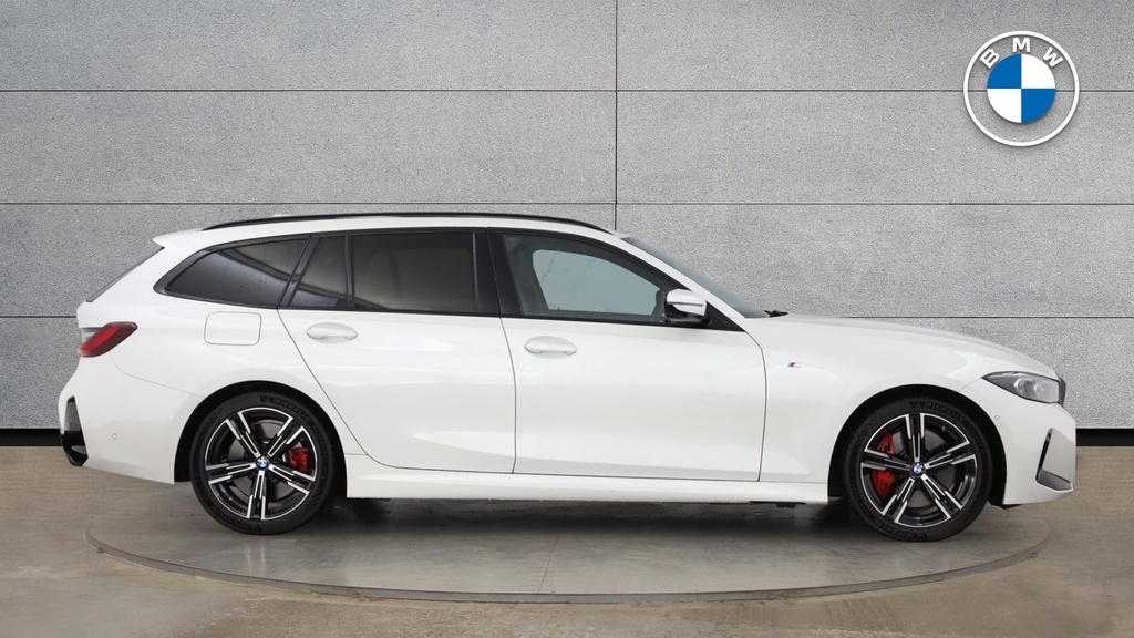 BMW 3 Series Estate YL25OGS White #3