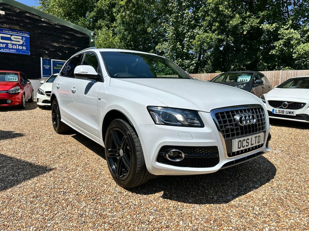 Audi Q5 2.0 Tdi S Line Special Edition Quattro Euro 5 Ss White #2