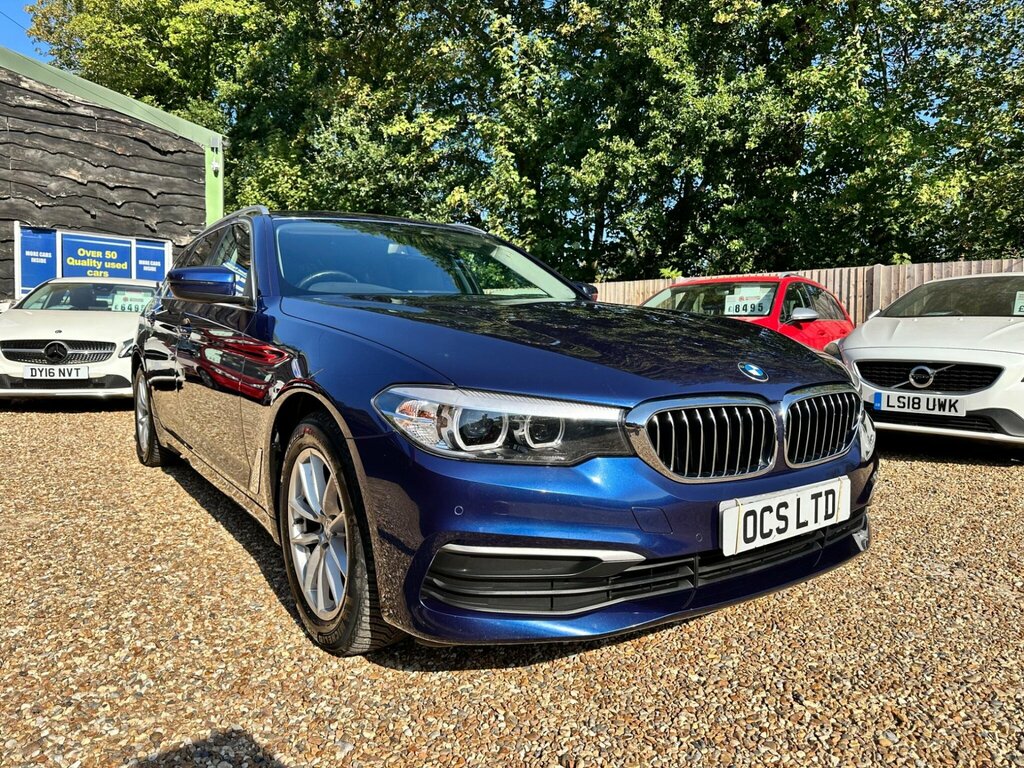 BMW 5 Series 2.0 520D Se Touring Euro 6 Ss Blue #2